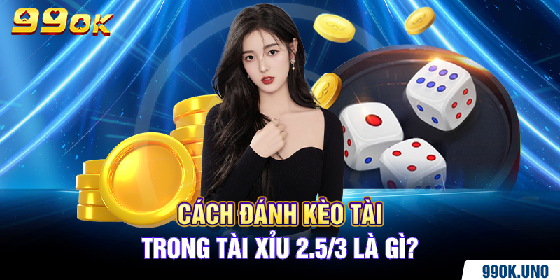 Cách đánh kèo tài trong tài xỉu 2.5/3 là gì?