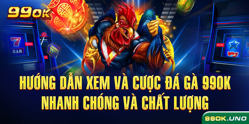 Hướng dẫn xem và cược đá gà 99ok nhanh chóng và chất lượng